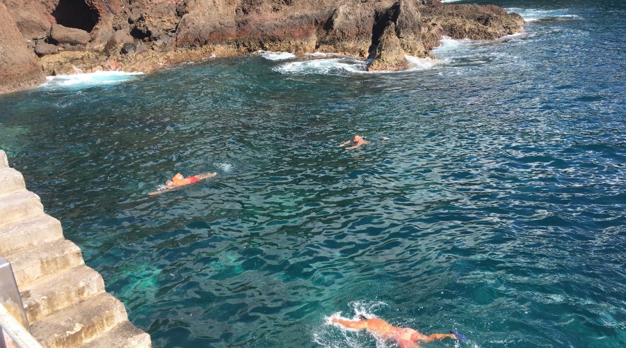 Sea Bathers at Reis Magos, Caniço